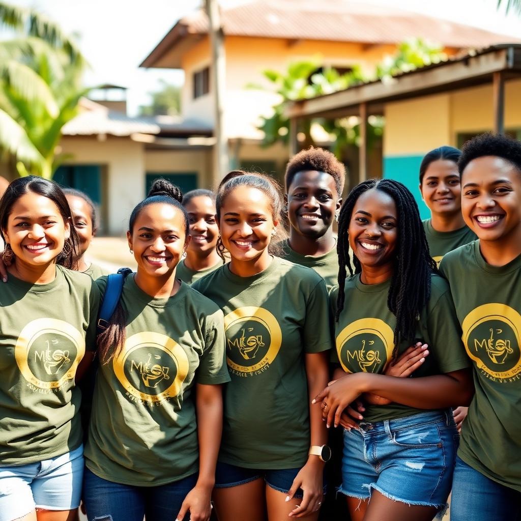 Voluntários em ação
